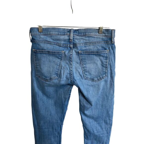 Current/Elliott Women's Ankle Skinny Richland Blue Frayed Crop Jeans 27X24 - EUC - Picture 11 of 12